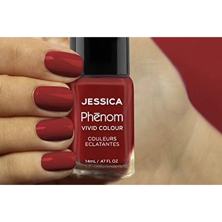 Jessica Phenom Colour Jessica red, 15 ml - Vivid Colour Farblack – Bild 4
