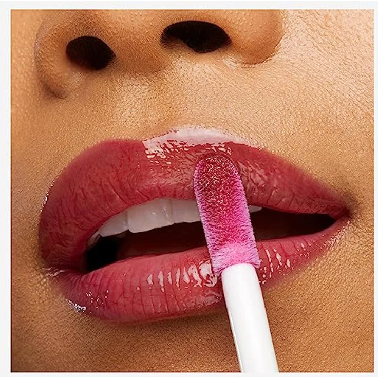 Maybelline New York Glänzender Lipgloss für voller wirkende Lippen, Feuchtigkeitsspendend, Mit Hyaluronsäure, Lifter Gloss Candy Drop, Farbe: Nr. 021 Gummy Bear (Rose), 1 x 5,4 ml – Bild 4