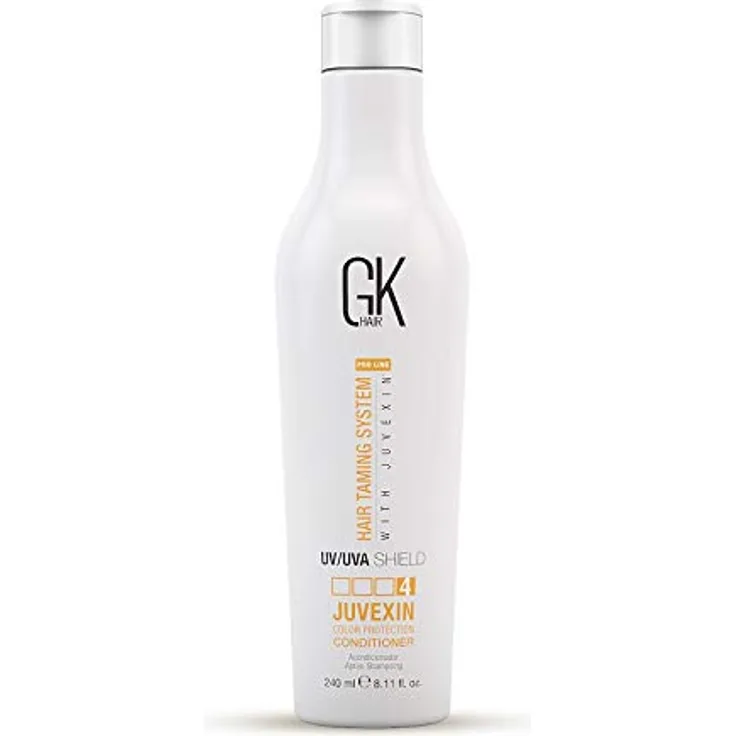 GK HAIR Globaler Keratin GKhair Shield Conditioner 240ml | UV/UVA-Schutz, Aloe Vera, natürliche Öle | Für trockene, gespaltene Enden - alle Haartypen - Von Gkhair