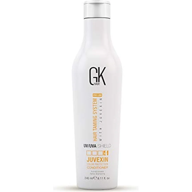 GK HAIR Globaler Keratin GKhair Shield Conditioner 240ml | UV/UVA-Schutz, Aloe Vera, natürliche Öle | Für trockene, gespaltene Enden - alle Haartypen - Von Gkhair – Bild 1