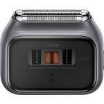 Laifen P3 Pro GRA, Elektrorasierer mit Doppelmotor-Power, 12.000 Schnitte/Min, IPX7 wasserdicht, 100 Min Akkulaufzeit, USB-C Schnellladung