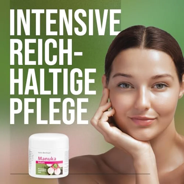 Sanct Bernhard Manuka-Balsam, Intensive Pflege für trockene, empfindliche Haut mit echtem Manukahonig, 100ml – Bild 5