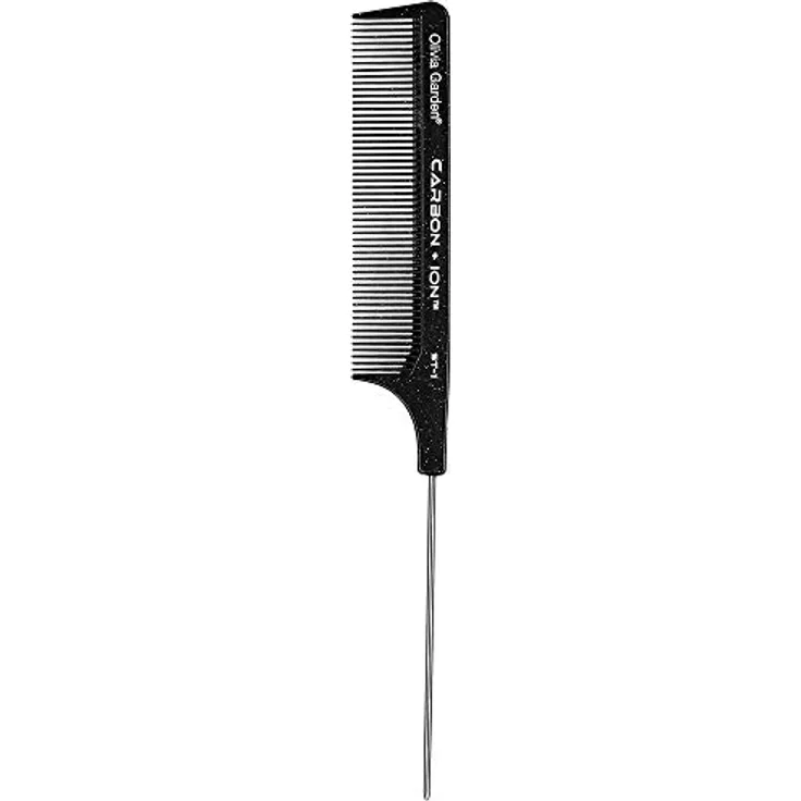 Olivia Garden Carbon + Ion Technical Haarkamm, 1 Stück, antistatisch, hitzebeständig