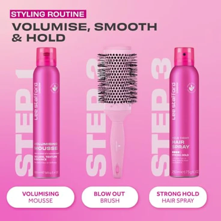 Lee Stafford Double Blow Mousse Schaumfestiger 200 ml – Bild 4