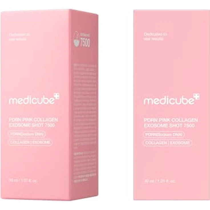 Medicube PDRN Pink, Regenerierendes Gesichtsserum (Exosome Shot Serum 7500) 30 ml – Bild 7
