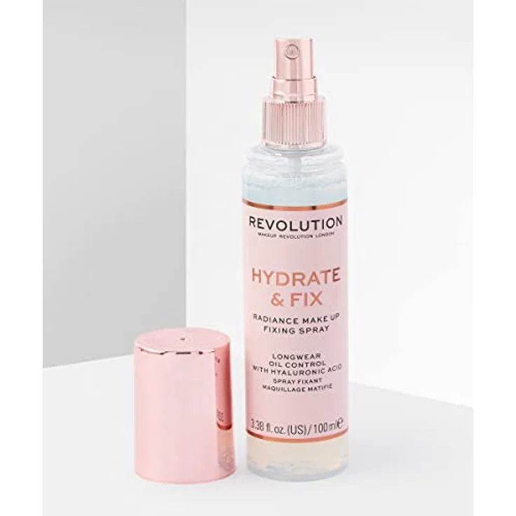 Revolution Hydrate & Fix Fixing Spray, Make-up Fixierpuder 100 ml für einen langanhaltenden Teint – Bild 3