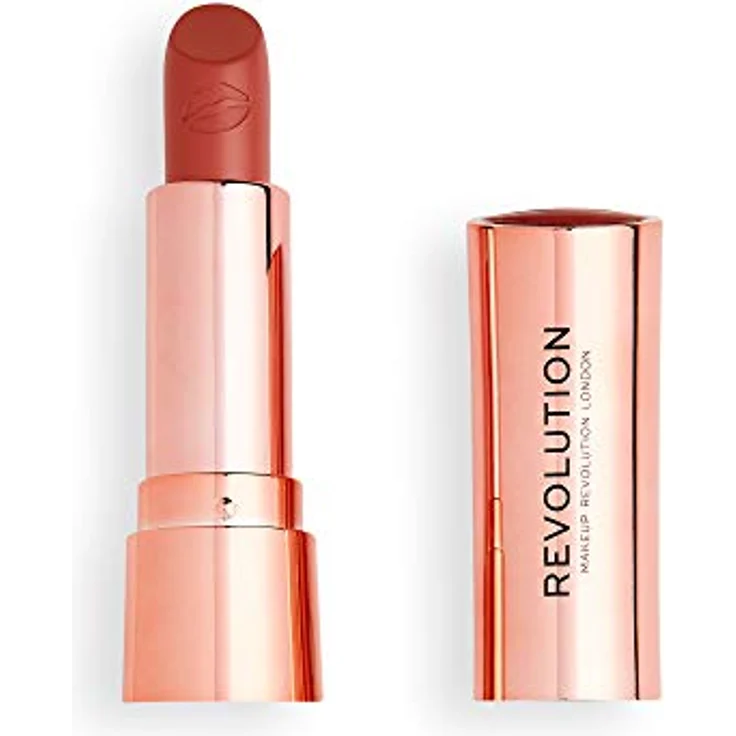 Makeup Revolution Satin Kiss, seidiger Lippenstift in White Wedding, 3.5 g, mit cremiger Textur und Langzeiteffekt – Bild 2