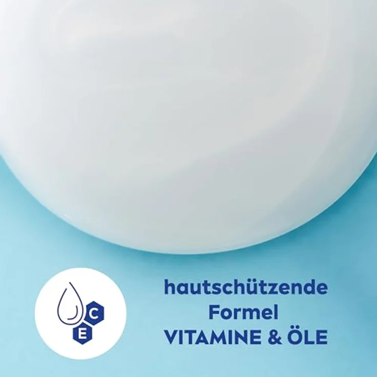 NIVEA Pflegendes Schaumbad Creme Soft, 650 ml mit Vitaminen C und E, feuchtigkeitsspendend und mildem Duft – Bild 5