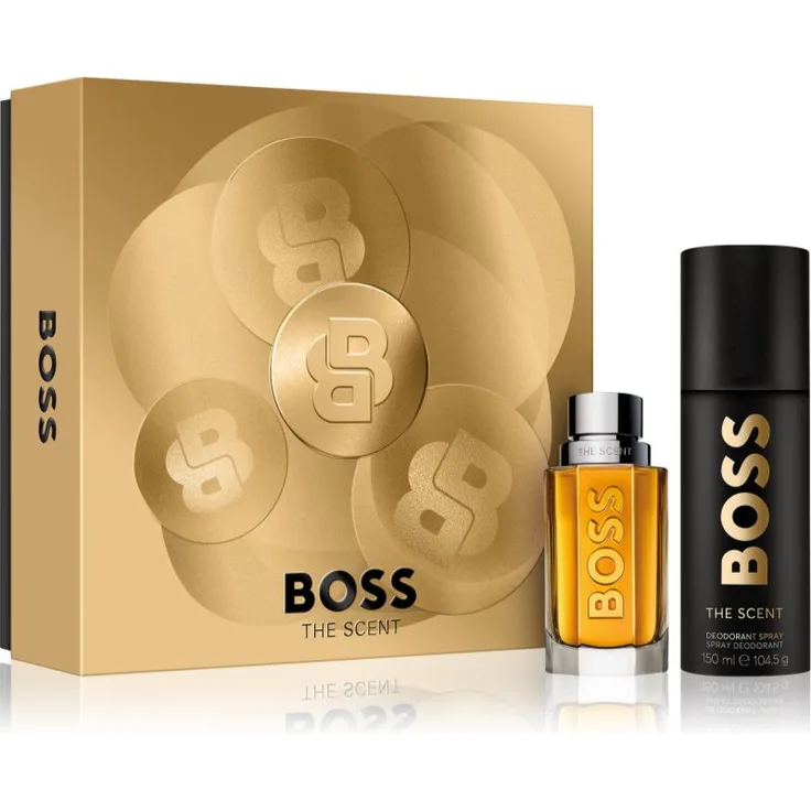 Hugo Boss BOSS The Scent Geschenkset, Parfüm mit Deodorant, 50 ml Eau de Toilette und 150 ml Spray