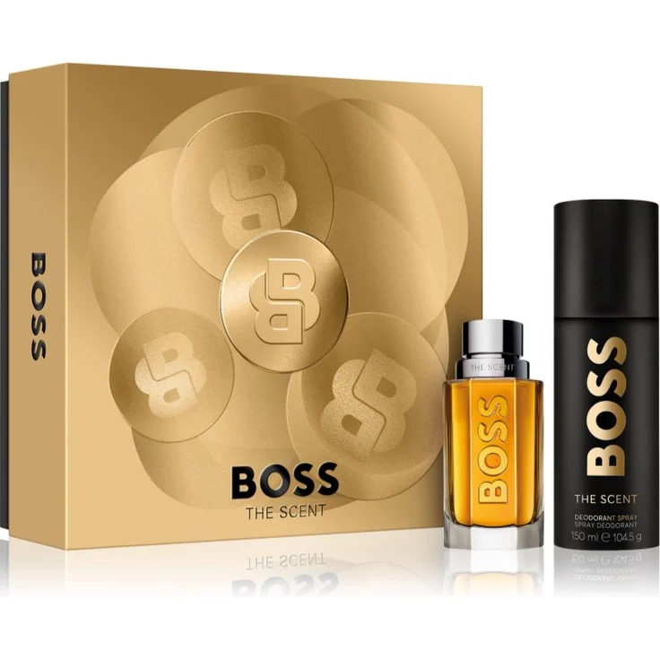 Hugo Boss BOSS The Scent Geschenkset, Parfüm mit Deodorant, 50 ml Eau de Toilette und 150 ml Spray