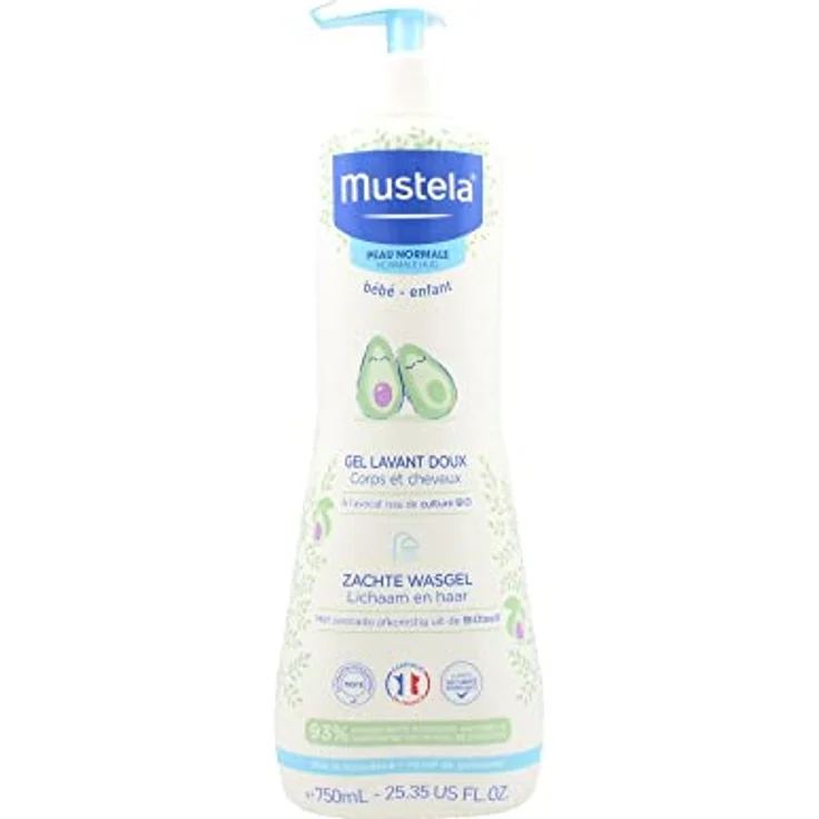 Mustela Bébé gentle cleansing gel hair and body 750 ml – Bild 2