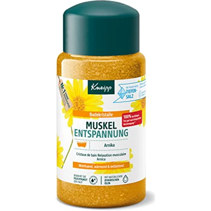 Kneipp Badekristalle Arnika Aktiv Badesalz 600 g – Bild 4