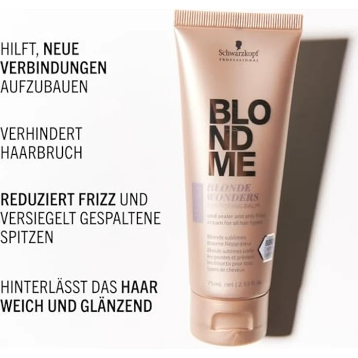 Schwarzkopf Blondme Blonde Wonders Restoring Balm 75 ml – Bild 4