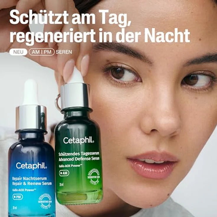 Cetaphil schützendes Tagesserum 30 ml, Antioxidantien-Serum gegen freie Radikale – Bild 10