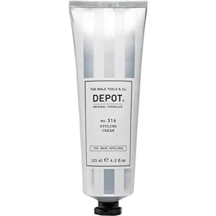 Depot No. 316 STYLING CREAM 125ML, Haarstyling mit mega-elastischer Fiber-Technologie