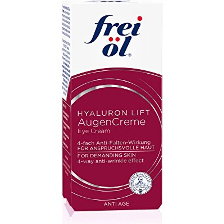 Frei Öl Augen- & Lippenpflege ANTI AGE HYALURON LIFT Augen-Creme Augencreme 15 ml – Bild 2