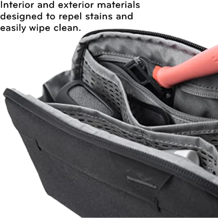 Peak Design Kleiner Kulturbeutel, schwarz, 10 x 26 x 13cm – Bild 4