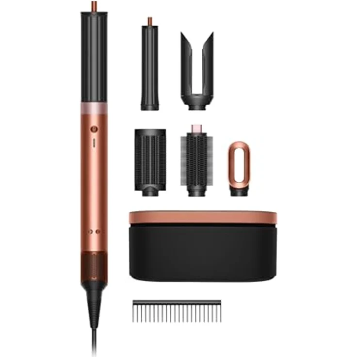  Dyson Airwrap Co-anda2x„ Multi-Haarstyler und -trockner Straight+Wavy (Amber Silk) – Bild 1