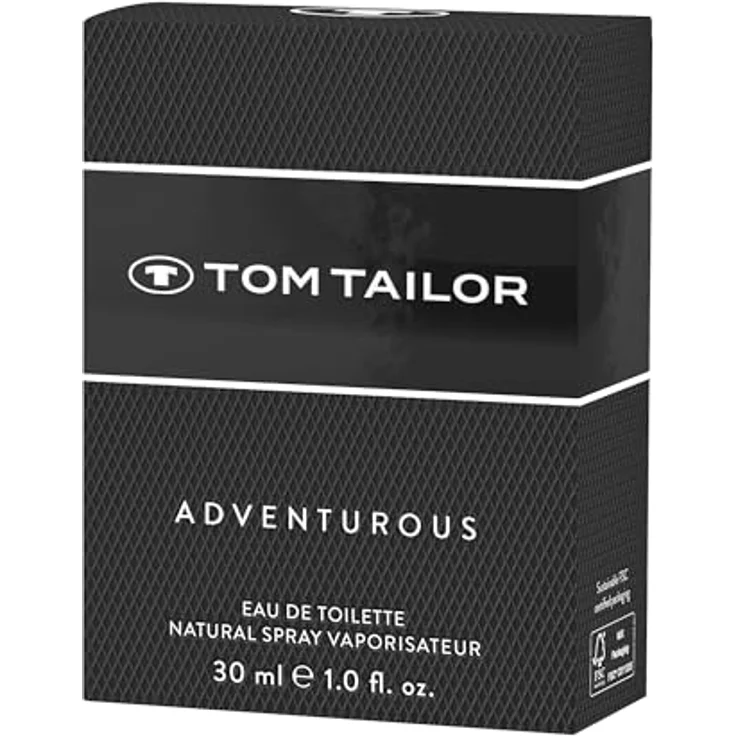 Tom Tailor® Adventurous Eau de Toilette Natural Spray, Herrendüfte im modernen Matt schwarz Flakon mit Outdoor-Charakter – Bild 5