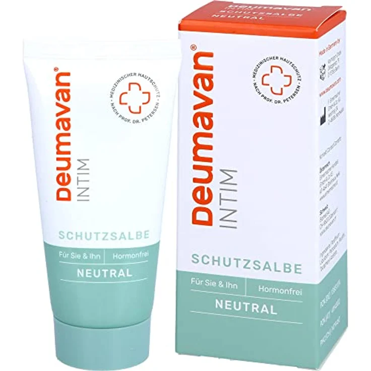 Deumavan Schutzsalbe neutral Tube, lindert Trockenheitsgefühl, Brennen und Jucken 50 ml – Bild 2