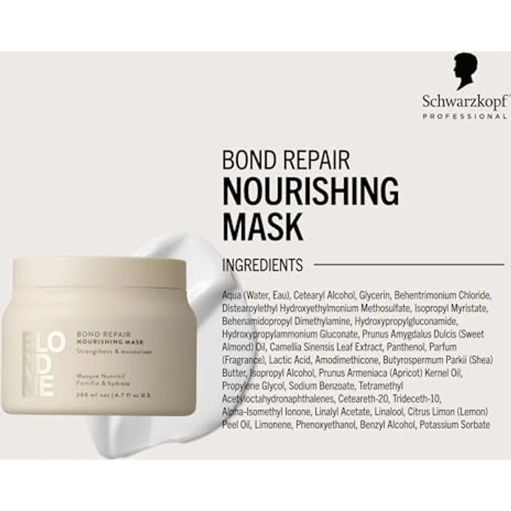 Schwarzkopf Professional - Blond Me - Bond Repair Nourishing Mask - 500 ml, Professionelle Haarkur – Bild 5