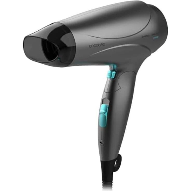 Cecotec IoniCare Power&Go Kompakt-Haartrockner, 2400 W, DC-Motor, klappbarer Griff, Ionisator-Funktion, Kaltluftfunktion, HairCare-Technologie – Bild 2