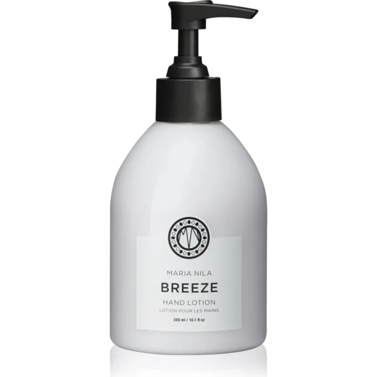 Maria Nila Breeze Hand Lotion, 300 ml, feuchtigkeitsspendende Handcreme für Damen, vegan, schnell einziehend, angenehmer Duft