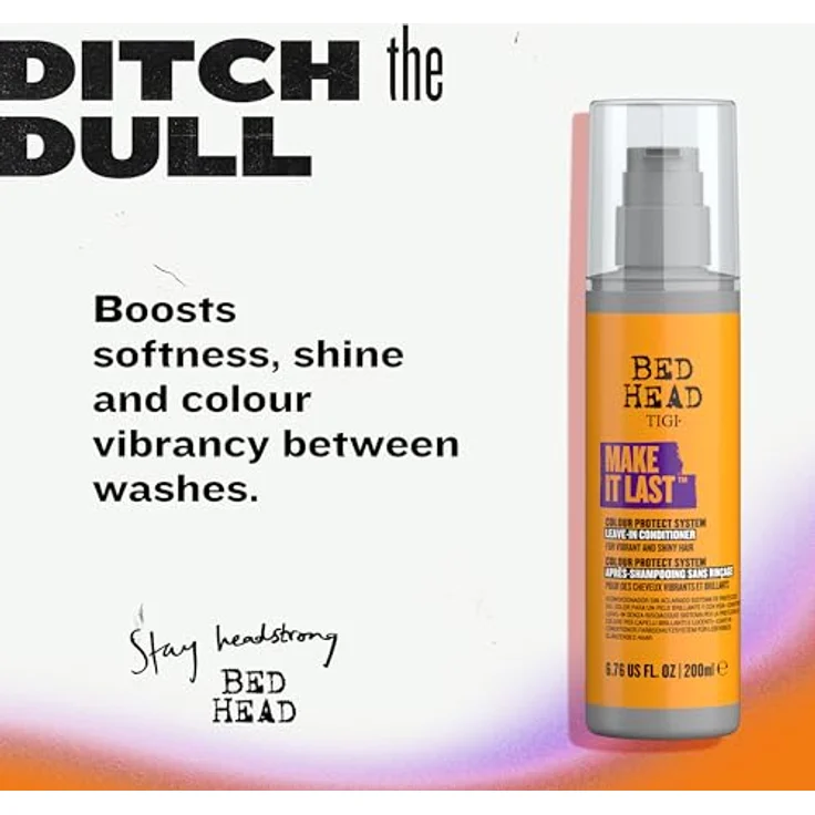 TIGI Make It Last, Ausspülfreier Conditioner im Spray für gefärbtes Haar, 200 ml, intensive Feuchtigkeit und Glanz – Bild 2