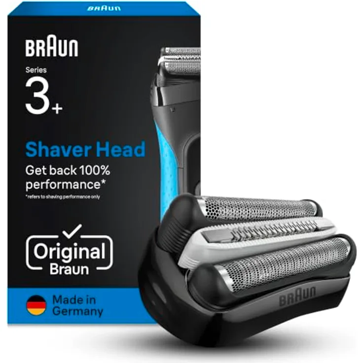 Braun Zubehör Combipack 32B, Scherkopf und Schneidsatz für Series 3+ und ProSkin Rasierer, Hautfreundlich und präzise Rasur