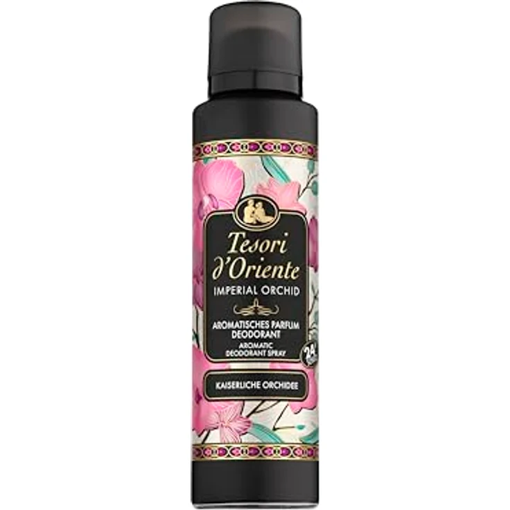 Tesori d'Oriente Parfum Deodorant 'Imperial Orchid', 150 ml, aromatisches Deo-Spray mit luxuriöser Orchidee, 24 h Schutz – Bild 1