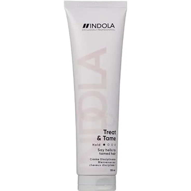 Indola Treat & Tame, 150ml Bändigende Creme für definierte Locken, Feuchtigkeitsspendend, Frizz-Kontrolle