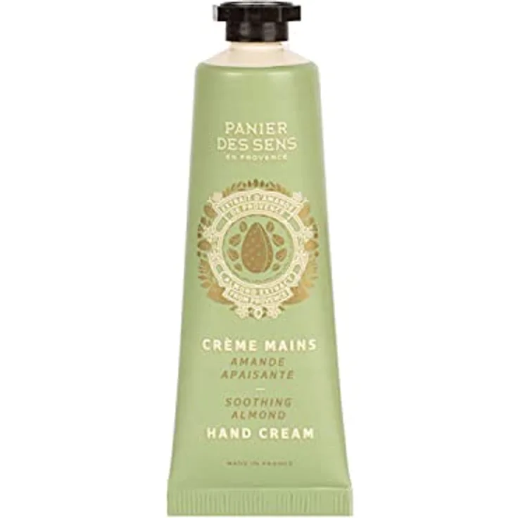 Panier des Sens - Handcreme für sehr Trockene Hände und Haut - Mandel-handlotion, Feuchtigkeitscreme, Handmaske - Shea Butter und Mandelöl - Handpflege aus Frankreich 97% nat. Inhaltsstoffe - 30 ml