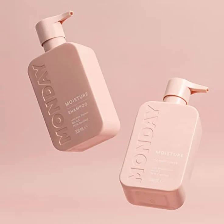 MONDAY Haircare Conditioner Moisture Feuchtigkeit 350ml, sulfatfrei mit Reisproteinen, PETA-zertifiziert – Bild 3