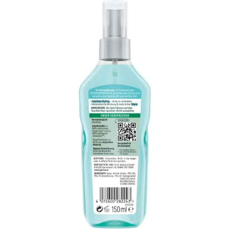 Guhl Föhn Lotion - Inhalt: 150 ml - Seidenglanz - Für flexibles Styling - Haartyp: alle – Bild 2