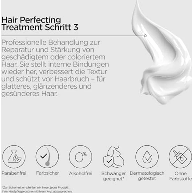 REVOX B77 Plex Hair Perfecting Treatment Step 3, 260 ml, professionelle Haarbehandlung, repariert geschädigtes Haar, schützt vor Haarbruch, verleiht Glanz – Bild 4