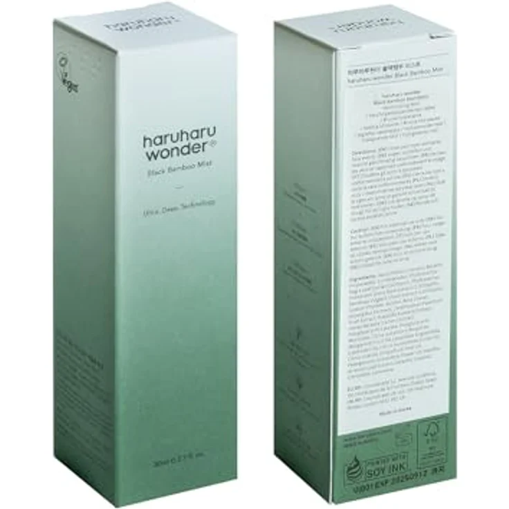 HaruHaru Wonder Black Bamboo Mist Gesichtsspray 80 ml mit pflegender Wirkung – Bild 8