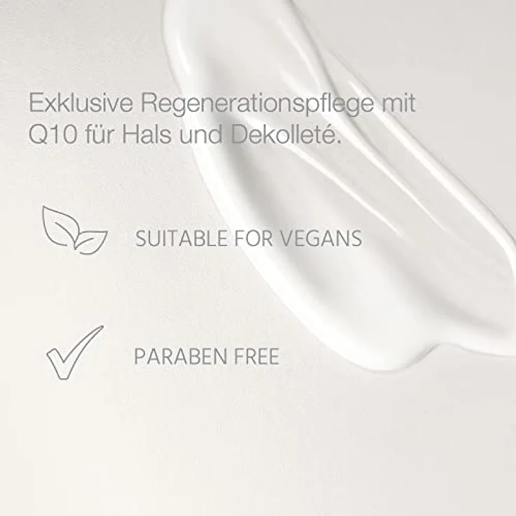 Dr. Rimpler Strafende Dekolleté Creme Q10 Uplift I Anti Aging Creme für Hals und Kinn I Anti Falten Pflege Maske, 100ml – Bild 4