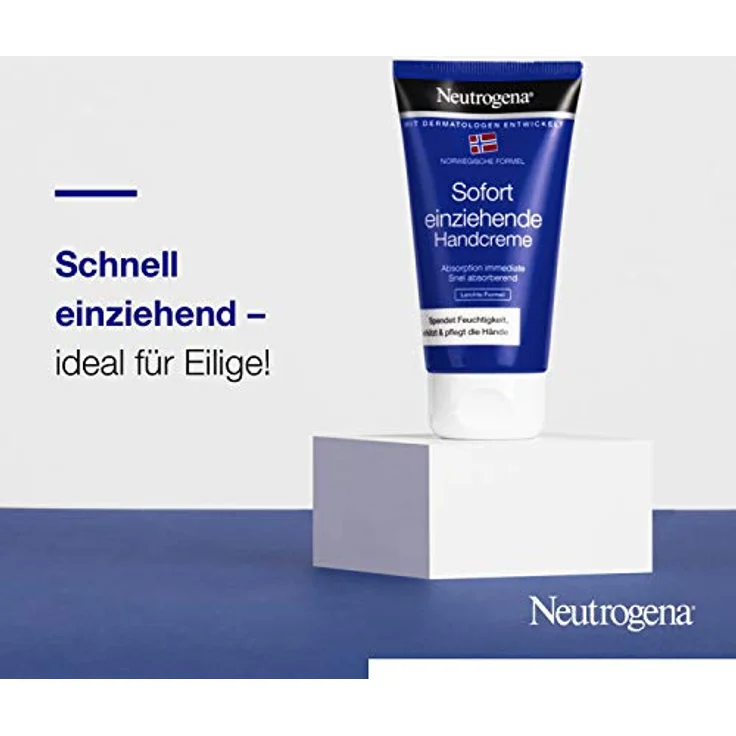 Neutrogena Sofort einziehende Handcreme 75 ml – Bild 4
