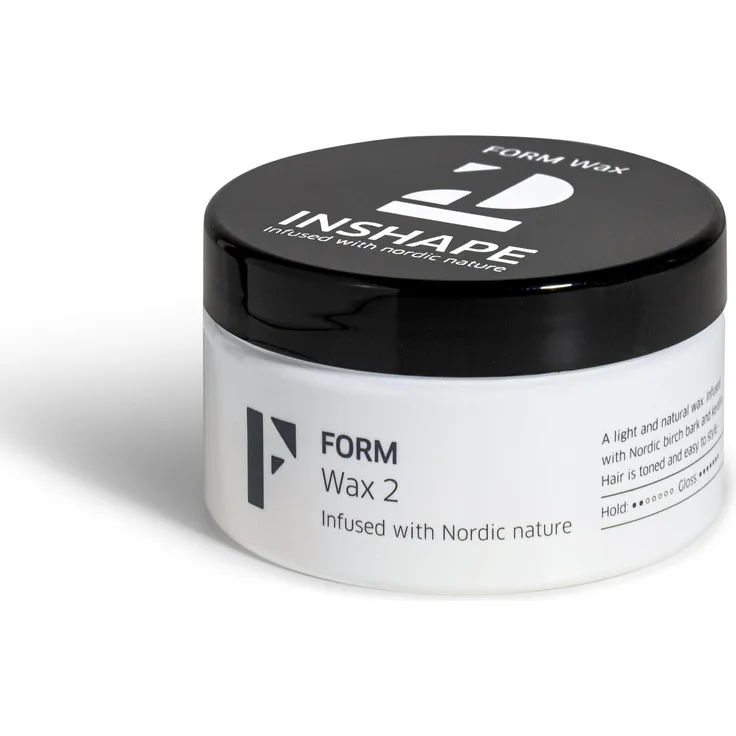 Biomed Inshape FORM Wax 2, Haargel und Haarwachs mit Keratin und nordischer Birkenrinde, 100 ml, leichter Halt und natürlicher Glanz