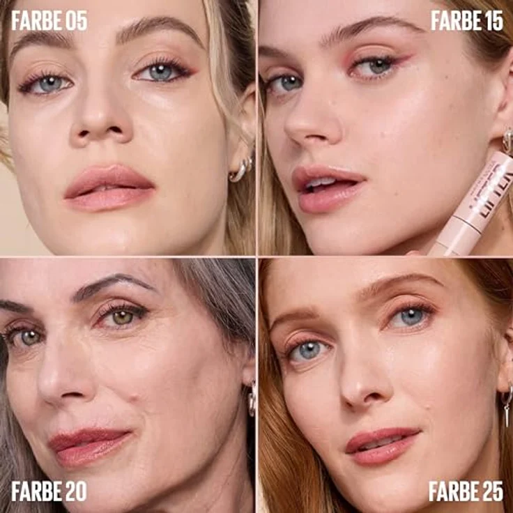 MAYBELLINE NEW YORK Lifter Concealer, aufhellender Concealer für Damen, Farbton 05, 11 ml, hochpigmentierte Formel gegen dunkle Augenringe und Unreinheiten – Bild 8