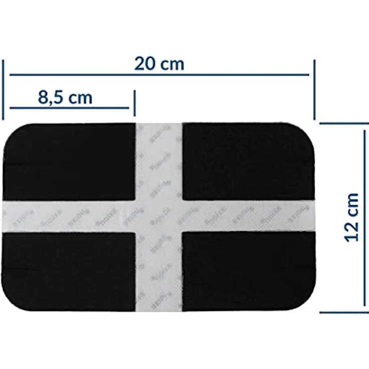 Axion Elektrodenpads 200x120mm, selbstklebende Rückenelektrode mit 3.5mm DK für TENS/EMS Geräte, medizinische Qualität – Bild 6