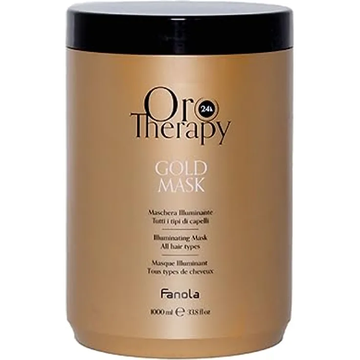 Fanola Orotherapy Gold Maske für alle Haartypen, 1000 ml