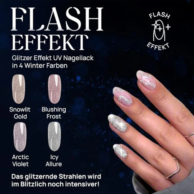 NEONAIL Color Nagellack Icy Allure, 7,2 ml - Hochglänzender, langanhaltender Nagellack für perfekt gepflegte Nägel – Bild 4