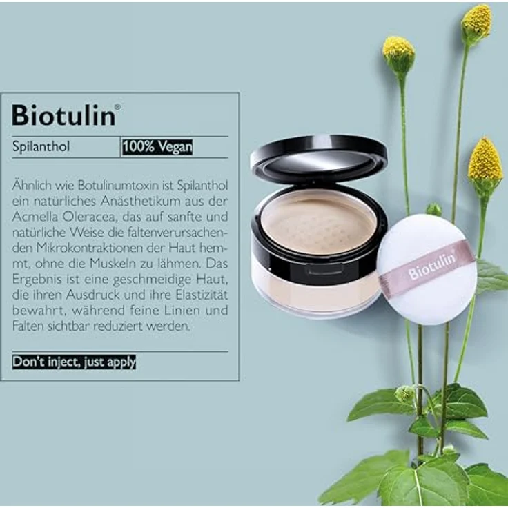 Biotulin Pflege Gesichtspflege Hydrolon Loose Powder 20 g Tagespflege Inhalt: 20 g, für Damen und Herren – Bild 6