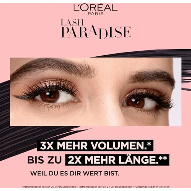 L'Oréal Lash Paradise Intense Mascara 6,4 ml Intense Black – Bild 2