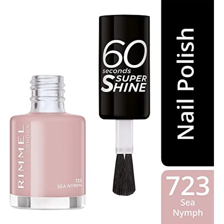 Rimmel London 60 Seconds Super-Shine Nagellack, 8 ml - Natürliche Unterstützung für Ihre Ernährung, Energiebooster im Alltag, Verantwortungsvolle Inhaltsstoffe – Bild 3