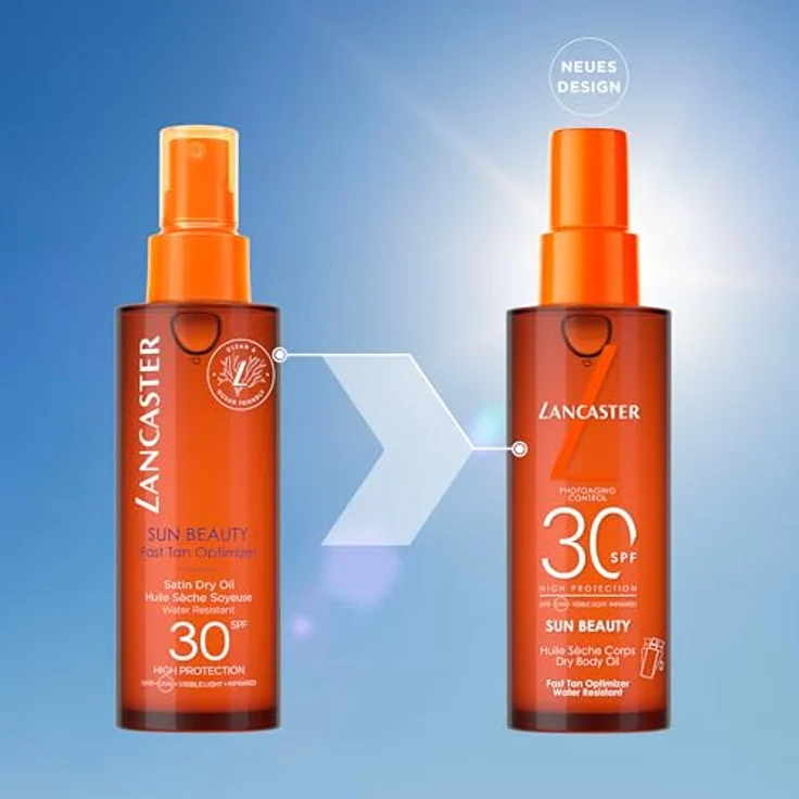 Lancaster Sun Beauty Body Dry Oil SPF50, 150 ml - Schutz vor lichtbedingter Hautalterung, umfassender Sonnenschutz – Bild 7