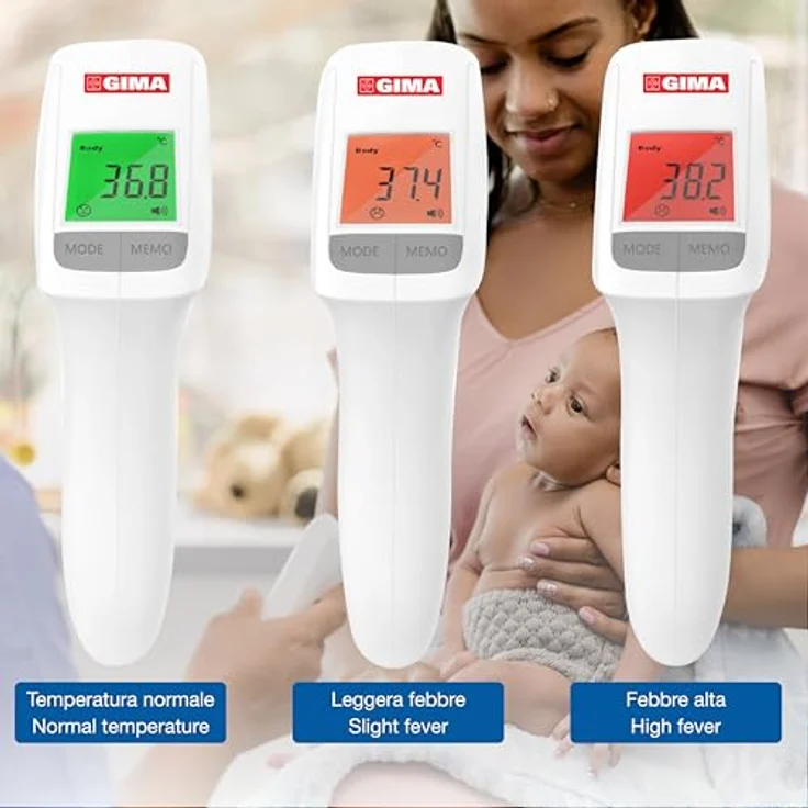 Gima Termometro NO Contact Gimatemp, Fieberthermometer ohne Körperkontakt – Bild 6