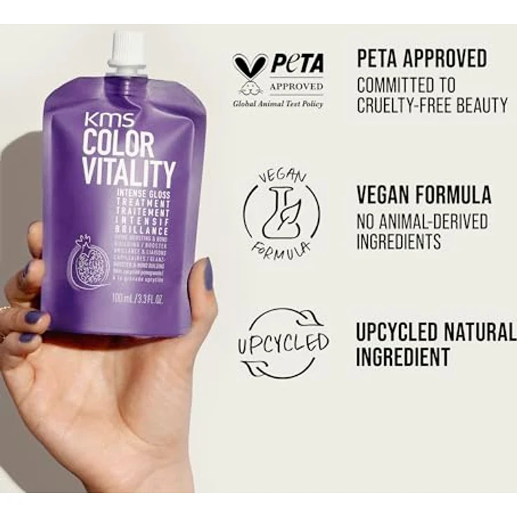 KMS COLORVITALITY Intense Gloss Treatment 100ml für farbbehandeltes Haar, das trocken, porös und stumpf geworden ist – Bild 5