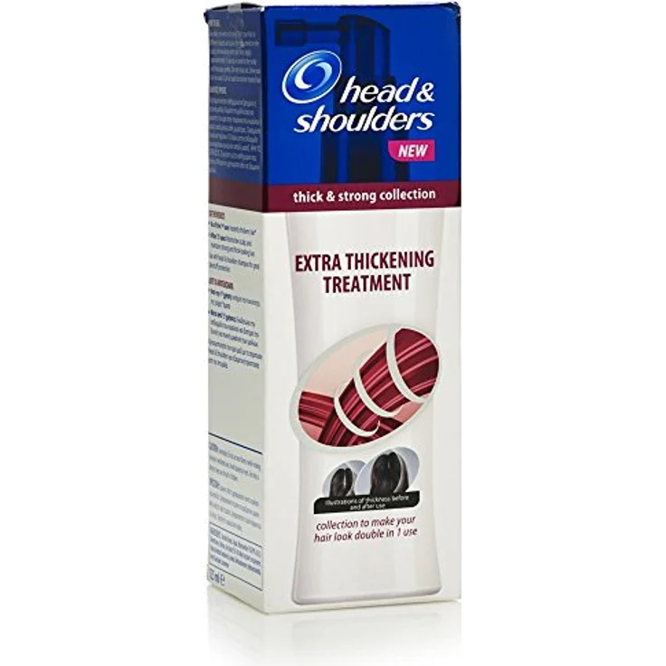 Head & Shoulders Traitement Thick & Forte, Extra eindickende Haarkur für verbesserte Haarwiderstandsfähigkeit, 50ml – Bild 1